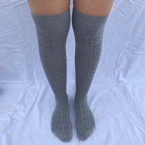 Over the knee grey socks size 6-10 Aeropostale
